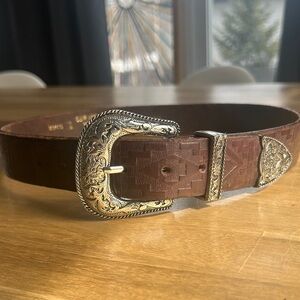 Ceinture western cuir véritable 🤠 – Aigle Noir (Canada)